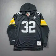 100% Authentic Franco Harris Mitchell Ness 1976 Steelers Hoodie Jersey XL 48