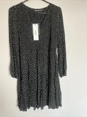 Mister Zimi Cecile Mini Dress In Black Triangle
