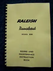 Raleigh Runabout RM6 Moped Riding & Maintenance Instruction Book RAL06A
