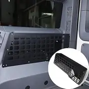 Tumukiw Car Trunk Organizer Compatible with Ineos Grenadier 2020-2024 Aluminum Alloy Black Multifunction Trunk Side Shelf Interior Luggage Storage Rear Trunk Organizer Tray Basket (Right)