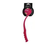 Scream Ball Launcher Throw & Fetch Dog Toy Loud Pink 38cm