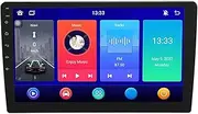 Double Din Car Stereo, 10.1 Inch IPS Touchscreen Car Radio with Wireless Carplay and Auto, Navigation, Mirror Link, Voice Control, AHD Backup Camera, BT5.2, WiFi, SWC, FM