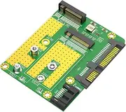 Mustpoint New Version Dual M.2(NGFF) SSD to Dual SATA3 Adapter
