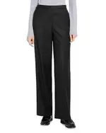 Theory Wide Leg Pull On Full Length Pants in Wool