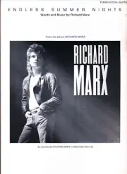 RICHARD MARX ENDLESS SUMMER NIGHTS SHEET MUSIC PIANO/VOCAL/GUITAR RARE 1987 NEW