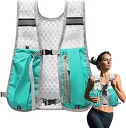 Flowing Water Vest, Hydration Vest, Phone Holder, Chest Bag, Hydration Pack - Light Weight Training Vest for Hiking, Cycling, Outdoor and Training Meat