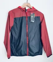 Under Armour Boys Storm 1 Evaporate Packable Woven Jacket Black Red hooded L