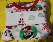 Elf On The Shelf Kids Unisex 2pc Pajama Pj Set Sizes (4/5) (8) NWT Christmas