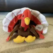 TY Beanie Baby – GOBBLES the Turkey 1996 Mint Condition Vintage