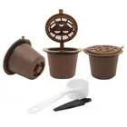 6Pcs Refillable Reuse Coffee Capsule Filters for Nespresso Machine (Coffee) *AU