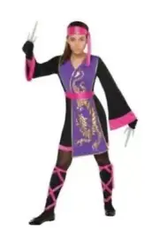 Sassy Samurai Child Costume Size Large 12-14