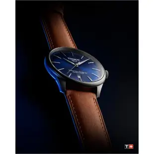 【TISSOT 天梭】杜魯爾系列動力80小時機械錶-39mm 送行動電源(T139.807.16.041.00)