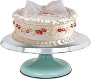 Cake Turn Table - Turn Table Alloy Decorating Stand - Heavy Duty Bake Tools, Turntable Cake, Silent Revolving Cake Stand for Cake Decorations