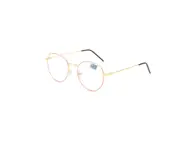 Blue Light Blocking Myopia Glasses Metal Lens Frame - 2