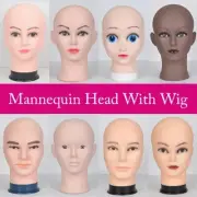 Mannequin Head Wig Stand with Adjustable Wig Tripod Stand Holder Display Head