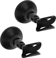 CLISPEED 2pcs Adjustable Desktop Mic Stand with Round Base for Stable Support for Recording Live Streaming and Public Speaking Easy Setup Versatile Use and Optimal Microphone Positioning