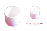 Cylindrical Φ50x50mm, 75 ml Alumina (99.3%) Crucible