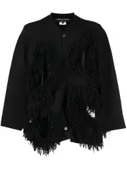 [COMME des GARCONS HOMME PLUS] 流蘇開衫