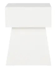 Safavieh Zen Indoor/Outdoor Mushroom Modern Concrete 18in Accent Table