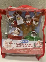 The Elf on the Shelf 10-Piece BATH PLAY SET Elf Pets / Squirt Toys Finger Puppet