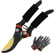 Floral Scissors | 8.46inch Professional Pruning Shears Multifunctional,Flower Tree Trimmers Cutting Scissors Gardening Tools, Hand Pruners Clippers for Branches