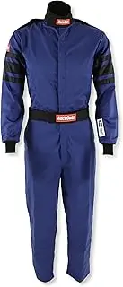 RaceQuip 110025 110 Series Large Blue SFI 3.2A/1 Single Layer One-Piece Driving Suit