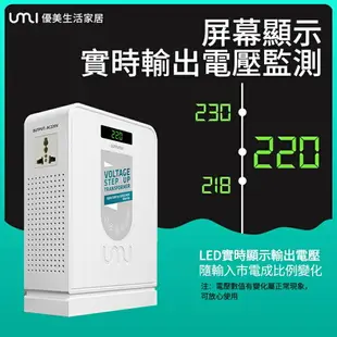 變壓器 BS簡約系列3000w 110v轉220v電源變壓器 台灣用中國大陸電器 帶顯示屏 大功率電壓調整器