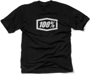100 Percent Essential, t-shirt , color: Black/White , size: S