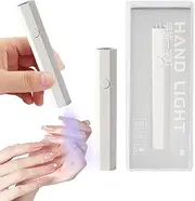 Yjkedfh Small UV Light for Nails | 3W Gel Lamp UV LED Light Handheld - Nail LED Lamp Accessories with Timer Setting Nails Art Tools for Dating Traveling Family Gathering