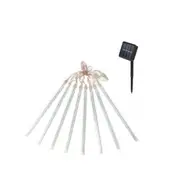 288LED Solar String Light Meteor Shower Rain Tree Flowing Lighting XMAS Party