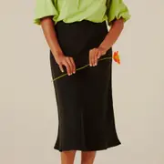 Form By T Peggy Bias Skirt - Black