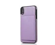 P09 Purple Magnetic Wallet Crazy Horse Print Smartphone Case for IPhone14 6.1 inch
