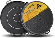 2 x Activated Carbon Cooker Hood Filters for Dehflex AK01 Bomann KF 560 KF560, 210 mm Carbon Filter for Cooker Hoods Bosch 00353121/353121 Electrolux 9029793719 Whirlpool B210