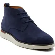 Allen Edmonds Mens Navy Lace-Up Derby Shoes 12 Medium (D) BHFO 6214