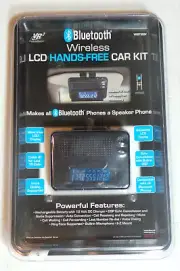 VR3 VRBT200V Bluetooth Caller Id LCD Car Wireless Hands-Free Cellphone Speaker