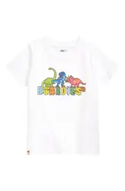 Boardies Kids' Vibrant Dino Organic Cotton Graphic Tee
