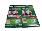 20ct Crock Pot 2-6 Quart Slow Cooker Plastic Liners 18"x 14" Dining Collection