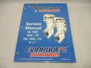 520210 1998 OMC Evinrude Johnson Outboard Service Manual EC 90-175 HP 60 LV