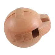 Wooden Puzzle Brain Teasers Toy Intelligence Game Sphere Puzzles For7824