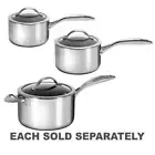 Scanpan HaptIQ Stainless Steel Saucepan Aluminium Alloy Mirrored Polish Finish