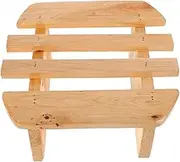 FRCOLOR Wooden Foot Stool Slip Footrest for Bathroom Sauna Living Lightweight Portable Design for Relaxation Comfort Compact Space Saving Footrest for Foot Baths Leg Rest