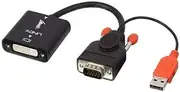 LINDY VGA to DVI-D Converter Adapter with USB Power