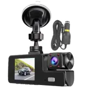 Dual Lens Car DVR Rearview Mirror 1080P Monitor Video Recorder Backup Camera