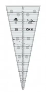(US Seller) Creative Grids 22-1/2 Degree Triangle Quilt Ruler CGREU3