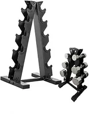 Dumbbell Rack Stand,Athletic Supply Heavy Duty A-Frame Dumbbell Storage Rack,5 Tier A Frame Weight Rack for Dumbbells,Weight Stand for Home Gym,Weight Racks Dumb Bell Storage Stand Holder
