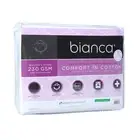 Bianca Comfort In Cotton Quilted Mattress Protector King Bed White 230gsm