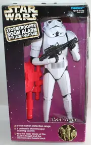 13" STAR WARS STORMTROOPER ROOM ALARM W/Laser Target Game Action figure 1997