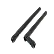 Black 3dBi Dual Band Signal Booster Mini Wi-Fi Antennas (2.4GHz/5GHz-5.8GHz)
