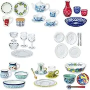 Rement Petit Sample Series Agogare Tableware Collection Box Product, 8 Types, 8 Pieces, Approx. H 3.5 x W 2.8 x D 1.6 inches (90 x 70 x 40 mm)