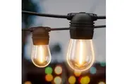 17m Solar Festoon Lights Outdoor LED String Light Christmas Party Decor 2pcs